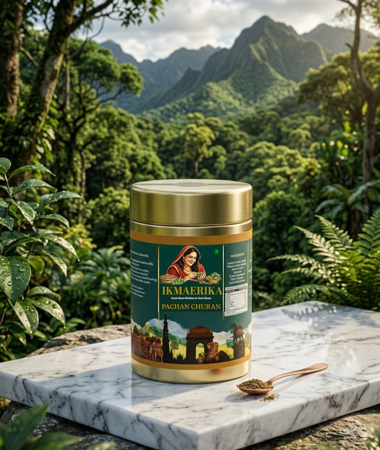 IKMAERIKA Pachan Churan – Artisanal Digestive Blend for Bloating & Gut Health (100% Natural)